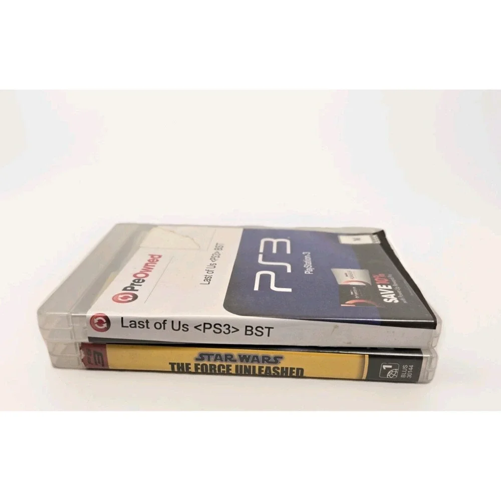 Lot Of 2 PS3 Games‎ The Last Of US & Star Wars The Force Unleashed Tested Works